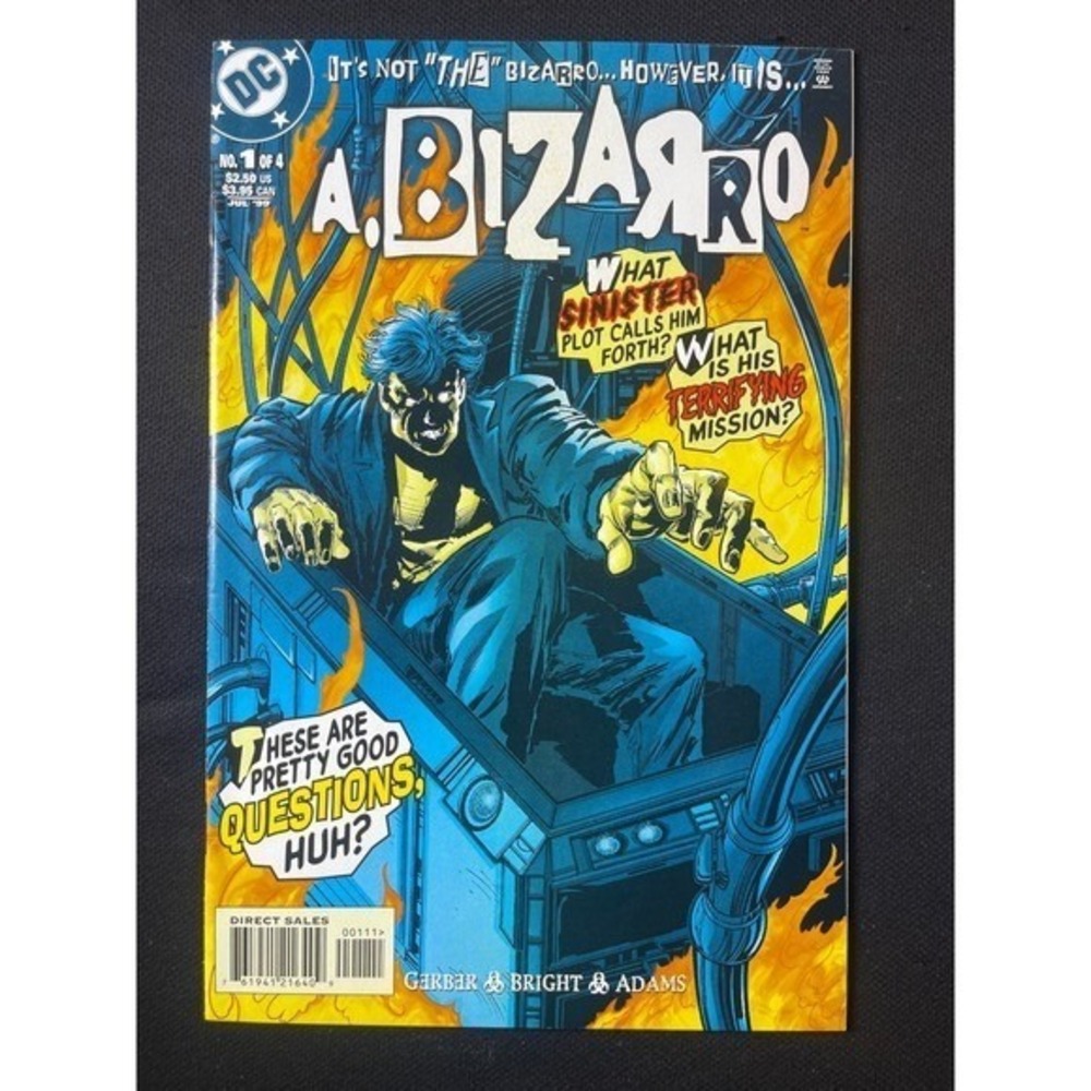 A‎ BIZARRO COMIC BOOK LOT 1 2 3 DC COMICS 1999 GERBER BRIGHT ADAMS